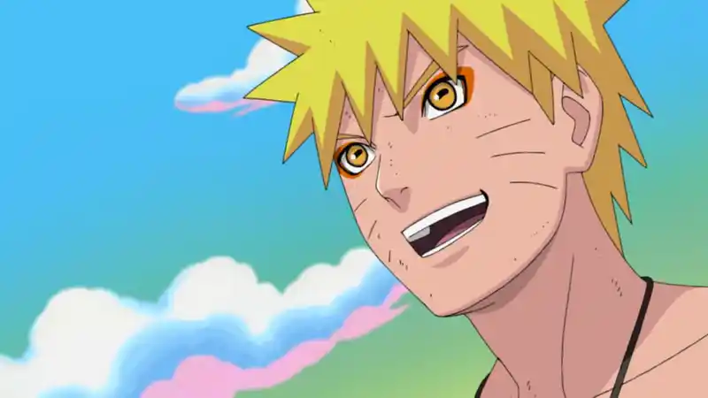 Naruto usando o Modo Sábio em uma cena de Naruto Shippuden