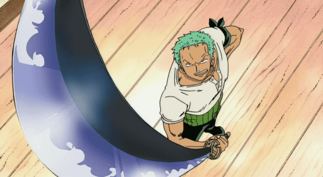 One Piece, Zoro empunha Enma pela primeira vez